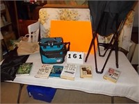 Water Bag, Cooler & Books