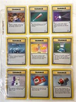 9 POKEMAN TRAINER CARDS