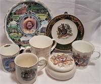 LOT OF COMMEMORATIVE BRITISH ROYALTY PIECES