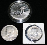 (3pcs) 38th Ann Korea Silver Dollar Coin