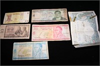 (6 pcs) Foriegn Currency