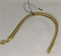 18k Gold Bracelet 7"