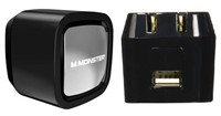 2PCS MONSTER WALL CHARGER 1 USB PORT