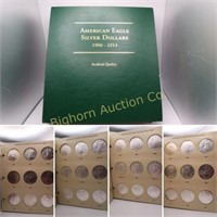 Silver Eagle Set: 36 Coins in Binder