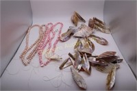 Fresh Water Pearl Strands & Mother of Pearl