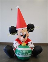 Inflatable Mickey Mouse Merry Christmas Light Up