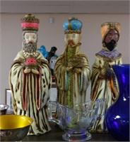 3 wise men ceramic figures