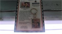 Elvis Presley Stamp Keychain