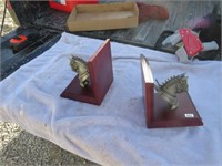 Pewter Draft Horse Book Ends