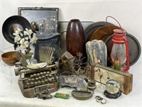 Shelf Lot of Decorative and Collectibles