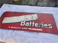 Vintage Giant Batteries Sign
