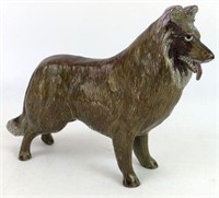 Cloisonné Dog Figurine