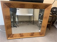 Large Beveled Mirror with a 6.5" Frame