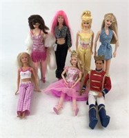 Selection of Barbies Dolls