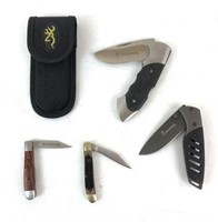 Browning, Winchester and Schrade Pocket Knives