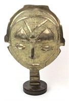 Decorative Brass Mask on Stand