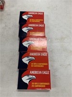 100 Rounds of .30-06 Ammo American Eagle 150gr