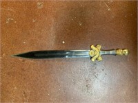 Franklin Mint Persian Sword, Gold Handle, 30"L