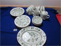 8 place setting of Ironstone dishes