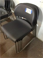 (4) stackable chairs