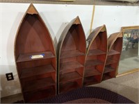 (4) Boat shelf set