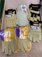Box lot: Work gloves