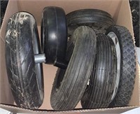 Various tire lot