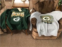 (2) Green Bay Packer sweatshirts