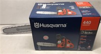 Husqvarna chainsaw 18” bar length