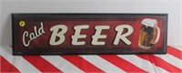 Real Wood BEER Sign