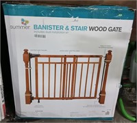 Banister & Stair wood gate