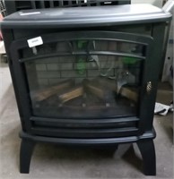Electric wood stove heater