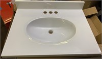 Sink and mirror 24"