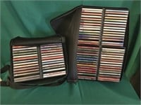 CD's - 2 Carrying Cases Full (X-Mas, Etc.)