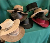 Large Asst. of Hats - Straw, Cowboy, Amish