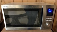Sharp Carousel Stainless Steel Microwave
