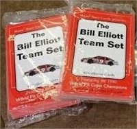 Bill Elliott 2 Sets of NASCAR Playing cards NEW