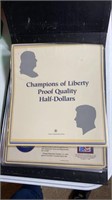 Champions of Liberty Proof Quality Half Dollars