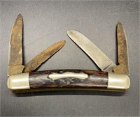 Antique 4 Blade Pocket Knife