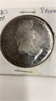 1813 Spanish 8 Reals SILVER coin