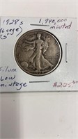1928 S Walking Liberty Silver Dollar