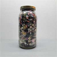 10" Jar of Vintage Buttons