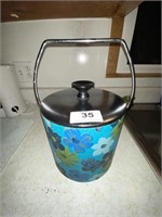 floral ice bucket