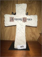 Amazing Grace cross with stand