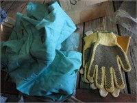 Gloves; Welding Cart & Welding Shields