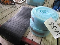 Roll of Foam and Rubber Mat
