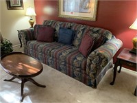 LOVELY SOFA W PILLOWS AN MATCHED LOVESEAT