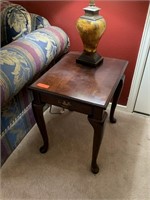 2PC MATCHED QUEEN ANNE SIDE TABLES