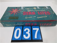 VINTAGE STAR LITES CHRISTMAS LIGHT SET