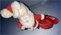 ceramic Santa statue